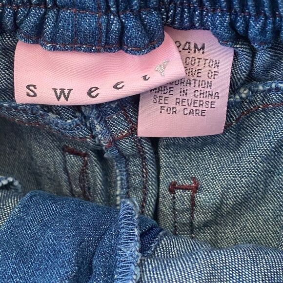 Y2K Sweety Velour & Lace Embellished Jeans - Picture 5 of 5